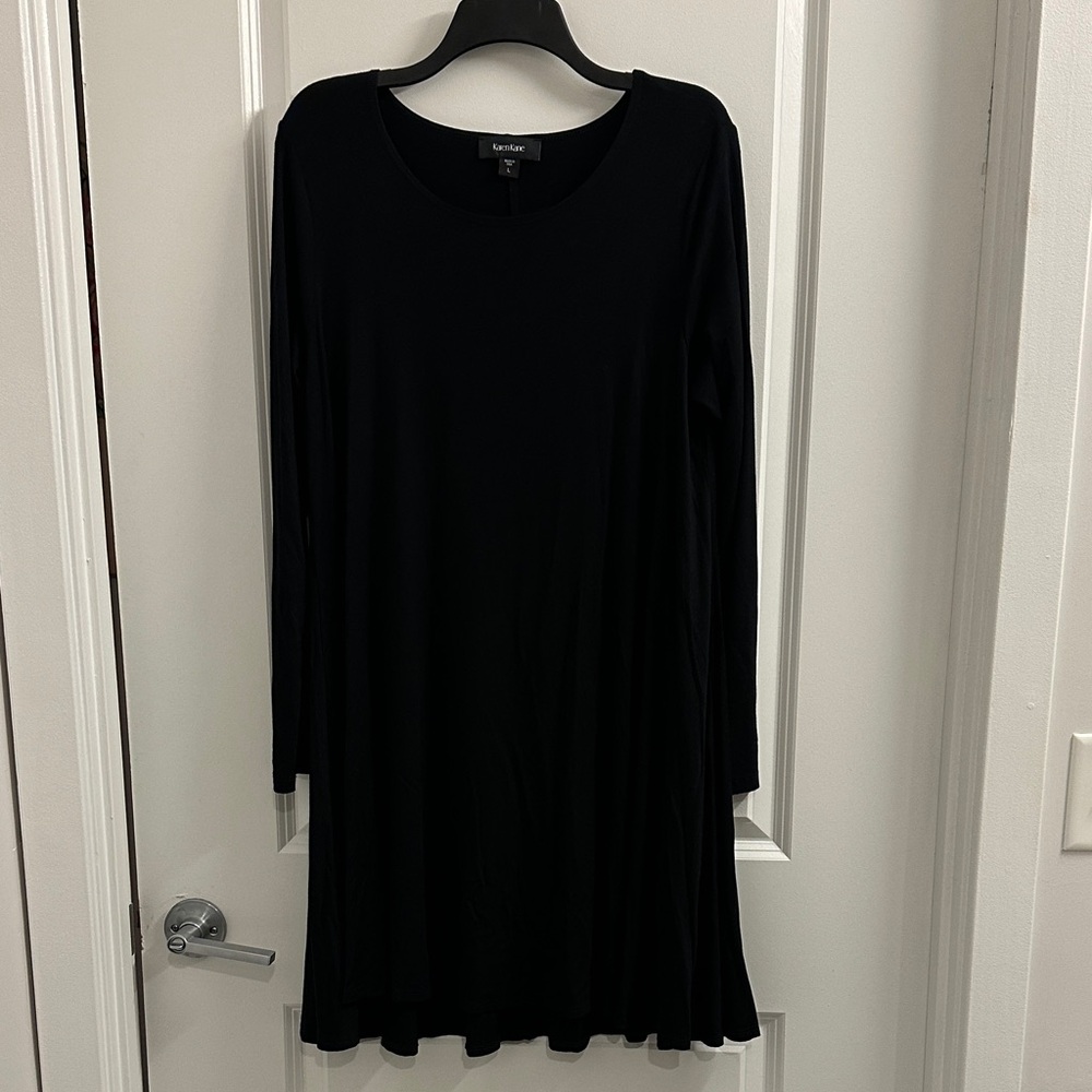 Karen Kane Classic Black Long Sleeve Dress